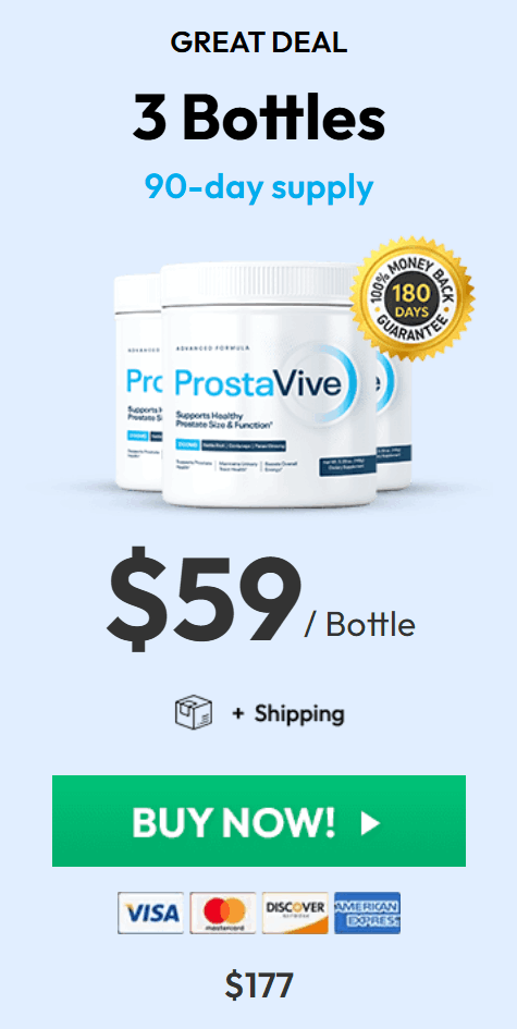 3 Bottles ProstaVive